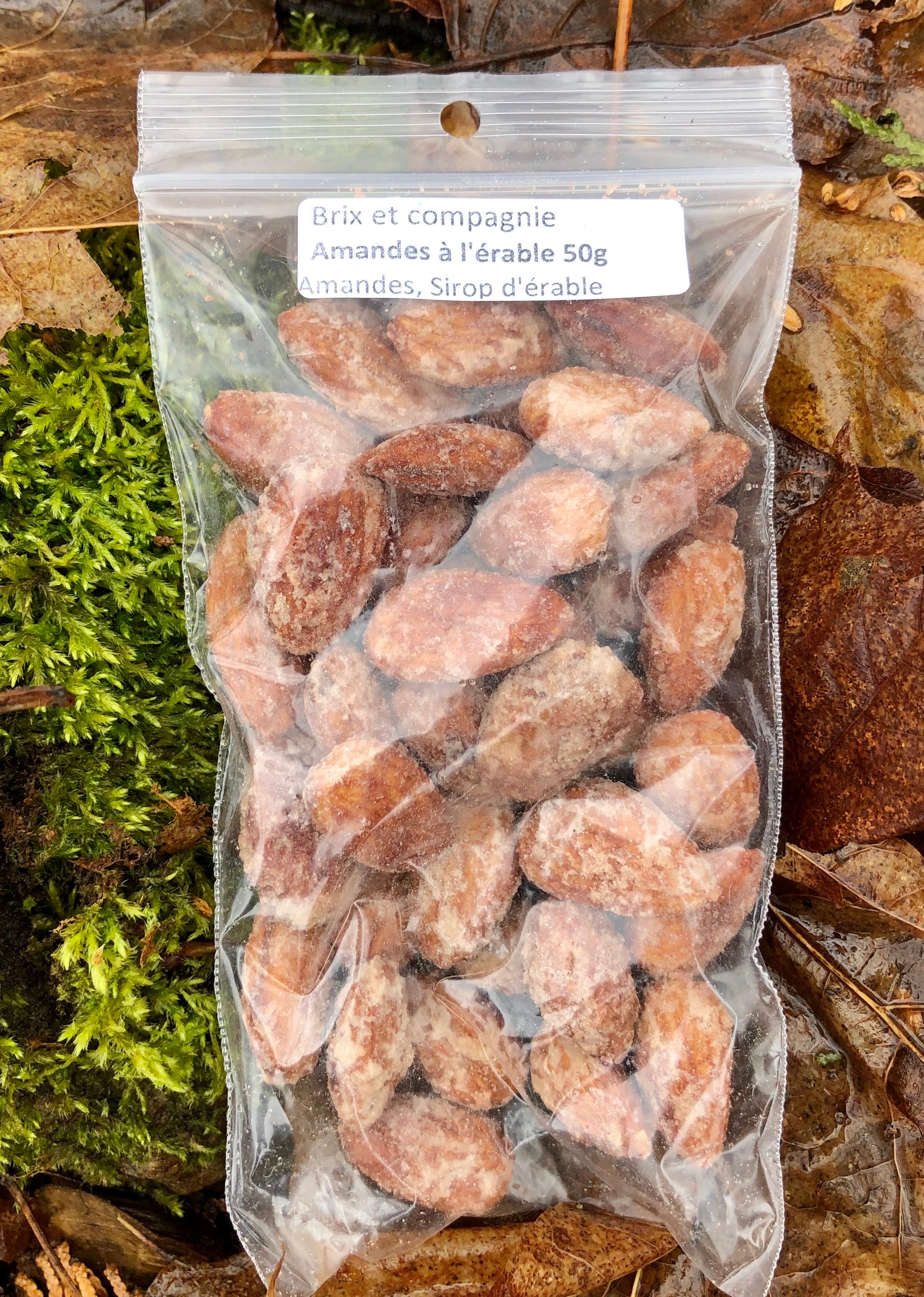 Amandes glacées à l'érable (Maple glazed almonds)