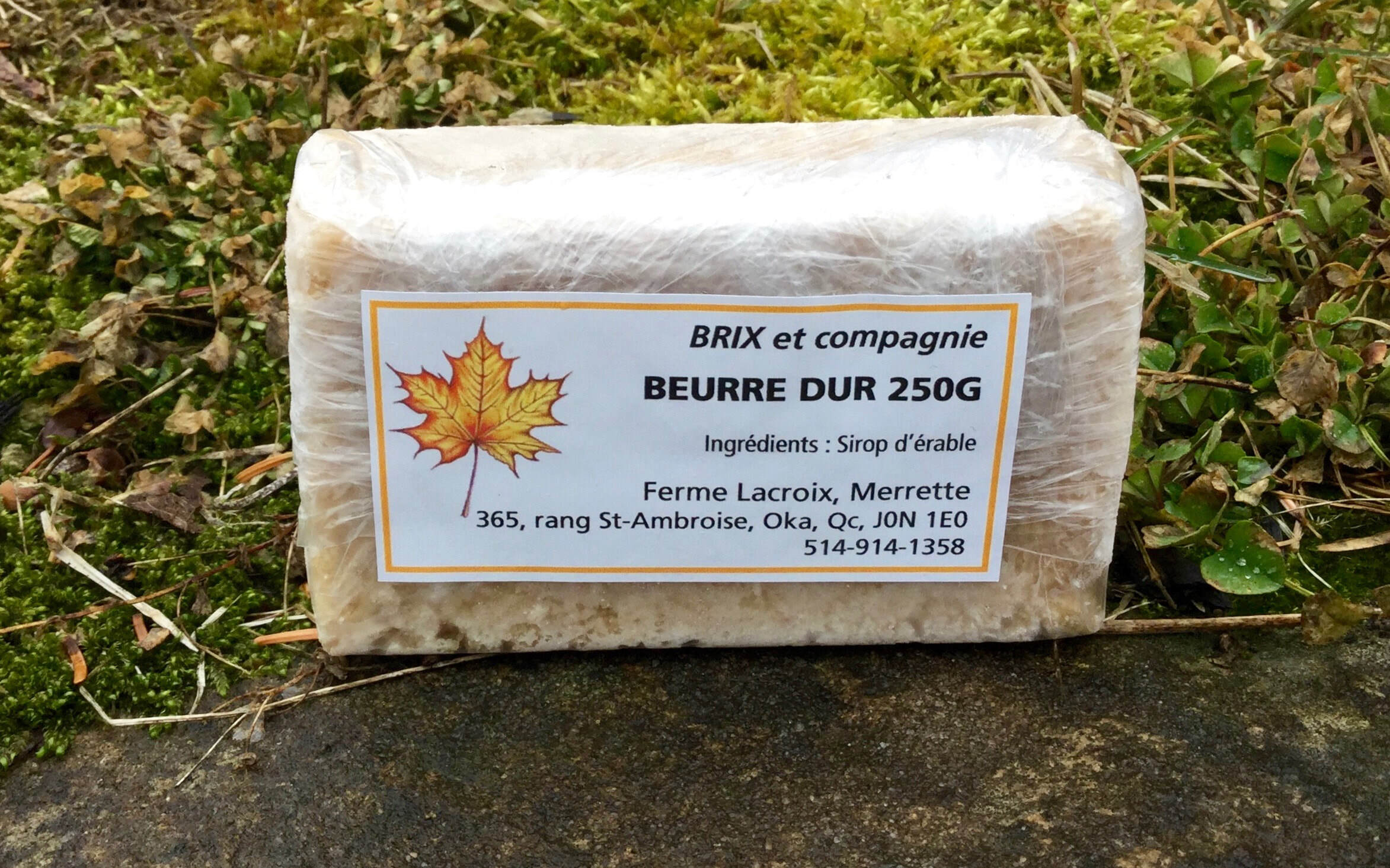 Pain de sucre dur (Hard maple brick)