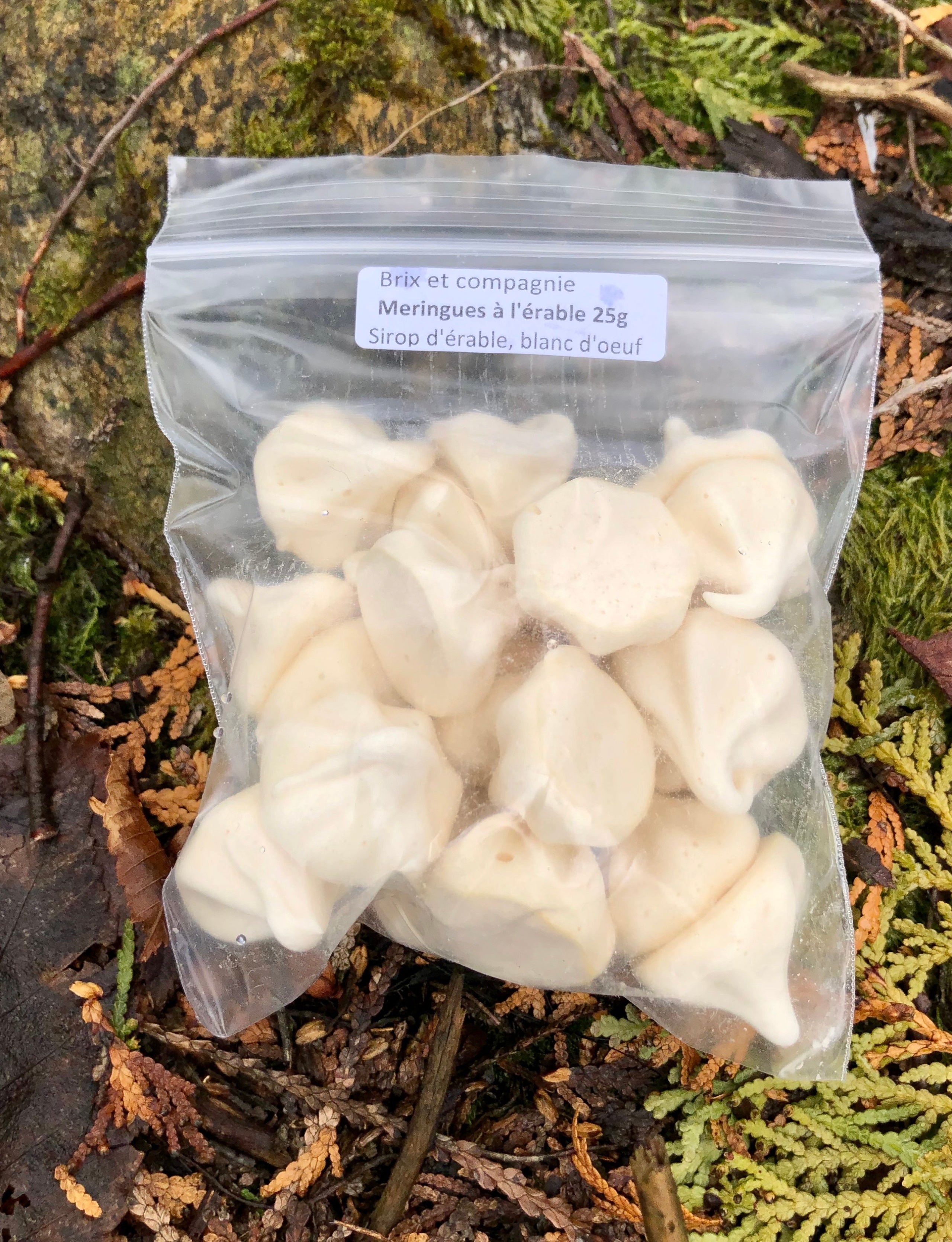 Meringues à l'érable (Maple meringue)