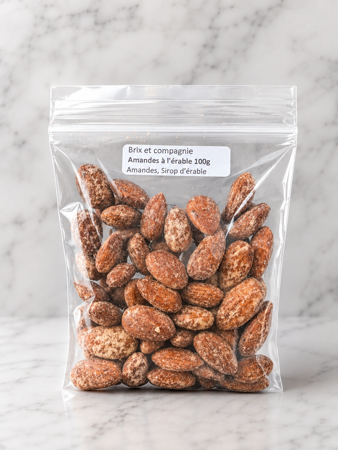 Amandes glacées à l'érable (Maple glazed almonds)